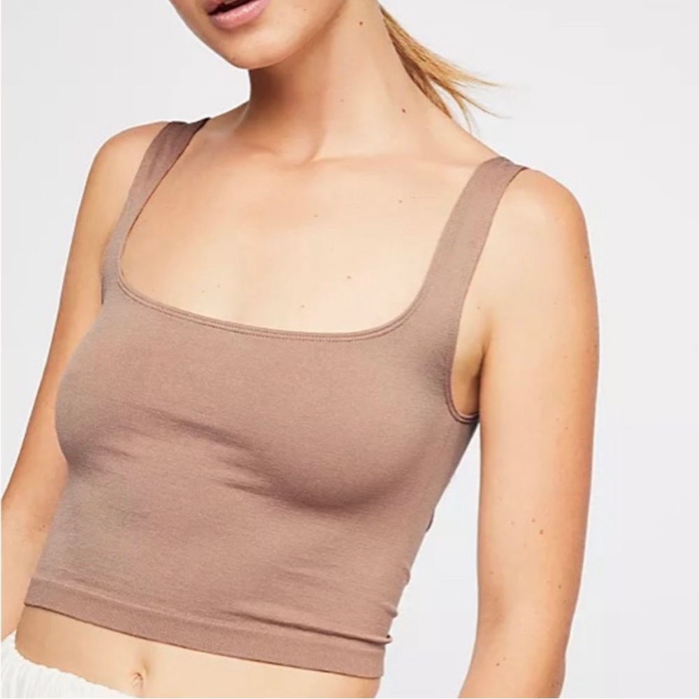 Free People Scoop Neck Cropped Brami